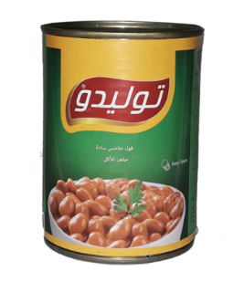 فول مدمس سادة توليدو 400 جم